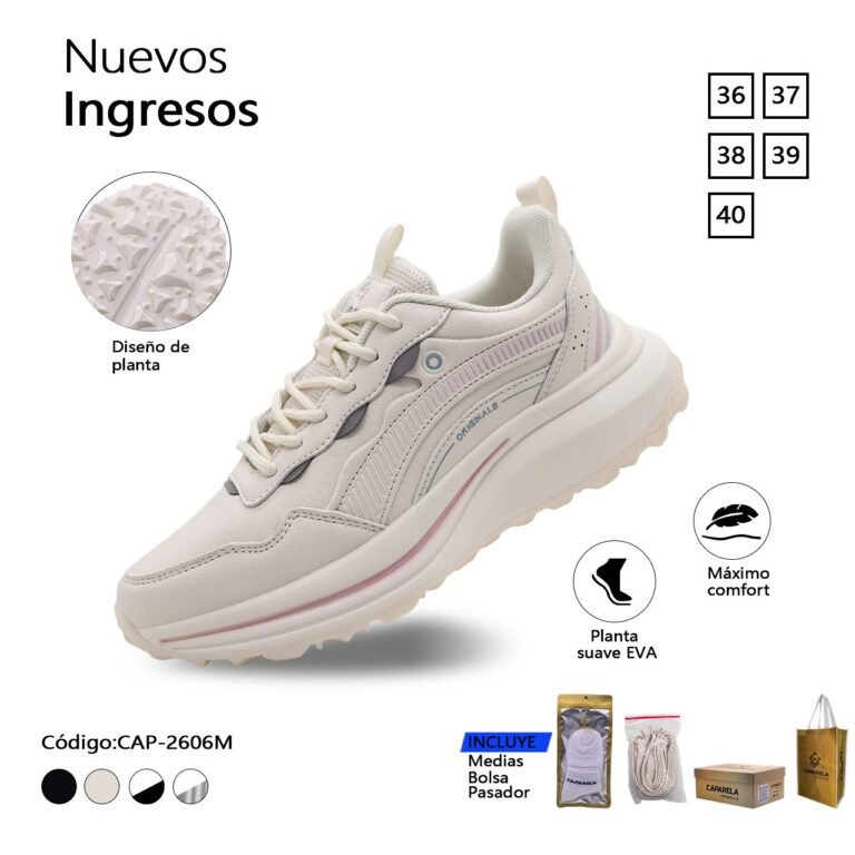 ZAPATILLA CAPARELA BEIGE CASUAL