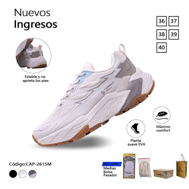 ZAPATILLA CAPARELA BEIGE TECNICO