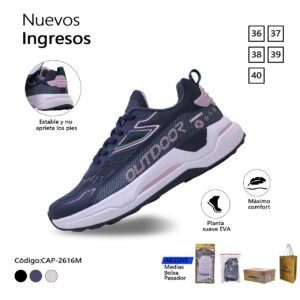 ZAPATILLA CAPARELA PLOMO URBANO