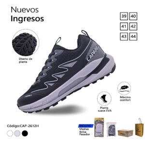 ZAPATILLA CAPARELA NEGRO URBANA