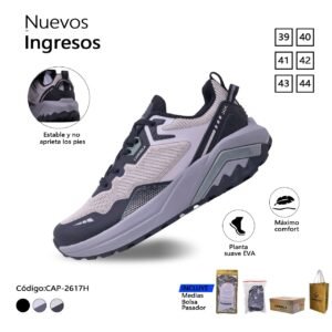 ZAPATILLA CAPARELA GRIS/PIEDRA TACTICO