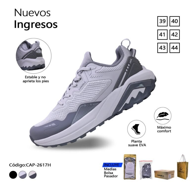 ZAPATILLA CAPARELA PLOMO TACTICO